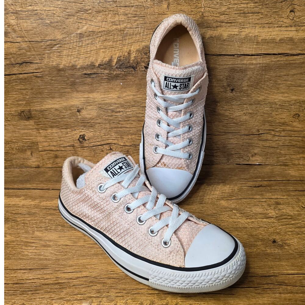 Converse All Star Madison Ox Waffle Knit Vapor Pink low top Sneakers size 9